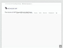 Tablet Screenshot of michiganapf.com